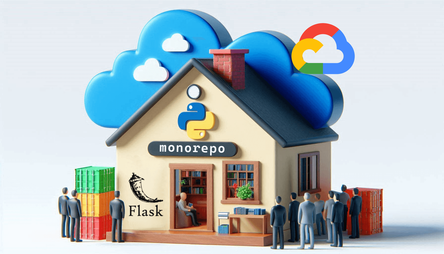 Flask application with custom package deployed to GCP Artifact Registry and Cloud Run cover image